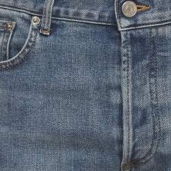 Pre Owned Dior Homme Blue Denim Slim Fit Jeans M/Waist 34"