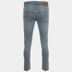 Pre Owned Dior Homme Blue Denim Slim Fit Jeans M/Waist 34"