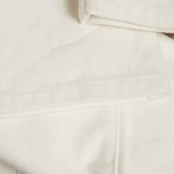 Pre Owned Christian Dior Homme White Denim Regular Fit Jeans M/Waist 32"