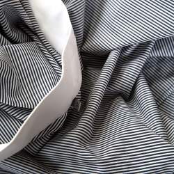 Dior Monochrome Striped Cotton Mandarin Collar Button Front Shirt XS
