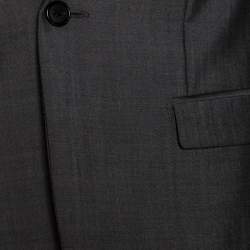 Dior Grey Wool Tailored Suit S