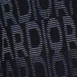 Dior Homme Black Hardior Patterned Jacquard Wool Blend Pullover L