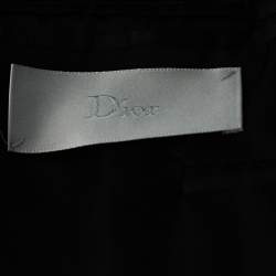 Dior Grey Wool Two Button Coat Jacket S