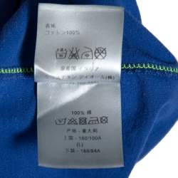 Dior Blue Cotton Crewneck T Shirt L