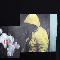 مملوكة مسبقًا Dior Homme Black Cotton Graphic Print Crewneck T-Shirt L