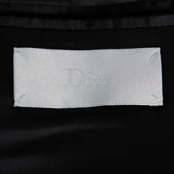 Dior Homme Black Wool Embellished Button Front Blazer XL