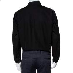 Pre Owned Dior Homme Black Cotton Button Front Shirt XXL