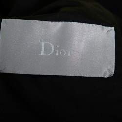 Dior Homme Black Wool Double Breasted Short Coat M