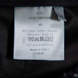 Dior Homme Black Polka Dot Jacquard Joggers M
