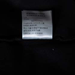 Dior Homme Black Bee Embroidered Cotton Pique Polo T-Shirt M