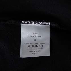 Dior Homme Black Bee Embroidered Cotton Pique Polo T-Shirt M