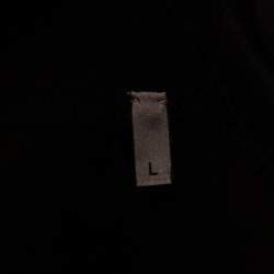 Pre Owned Dior Homme Navy Blue Knit Oblique Brand Oversized Sweatshirt L