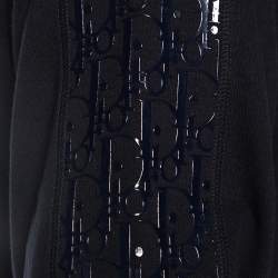 Pre Owned Dior Homme Navy Blue Knit Oblique Brand Oversized Sweatshirt L