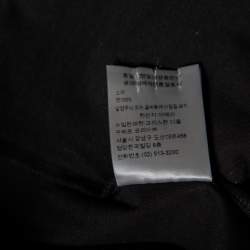 Pre Owned Dior Homme Black Cotton Atelier Print Crew Neck T Shirt S