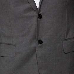 Dior Grey Wool Single Breasted Blazer S