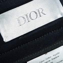 Pre Owned Dior Homme Navy Blue Cotton Gabardine Cargo Pants XXXL