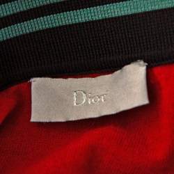 مملوكة مسبقًا Dior Homme Multicolor Wool Knit Polo T-Shirt L