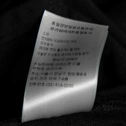 Pre Owned Dior Black Cotton Bee Embroidered Short Sleeve T-Shirt M