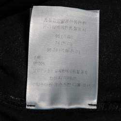 مملوكة مسبقًا Dior Black Printed Cotton Short Sleeve T-Shirt S