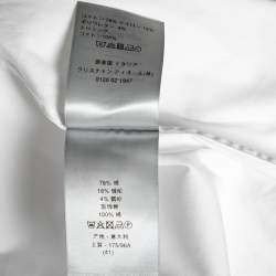 Dior White Cotton Button Front Shirt L