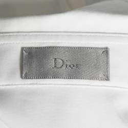 Dior White Cotton Button Front Shirt L