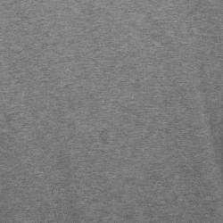 Dior Homme Grey Cotton Bee Embroidered Crewneck Sweatshirt L