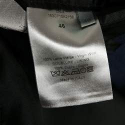 Dior Blue Wool Single Breasted Blazer S