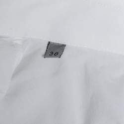 Dior White Cotton Long Sleeve Button Front Shirt S