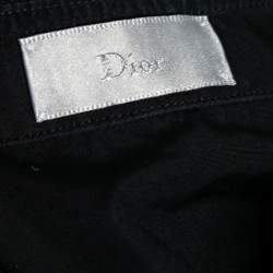 Dior Black Cotton Button Front Long Sleeve Shirt S