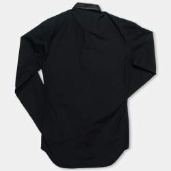 Dior Black Cotton Button Front Long Sleeve Shirt S