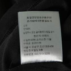 Dior Black Logo Printed Cotton Short Sleeve T-Shirt M