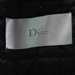 Dior Homme Blue Synthetic Zip-Front Jacket XL   