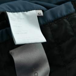 Dior Homme Blue Synthetic Zip-Front Jacket XL   