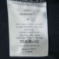 Dior Navy Blue Cotton Crewneck T-Shirt M