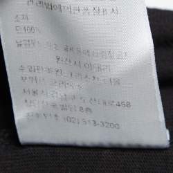 Dior X Daniel Arsham Black Cotton Eroded Logo T-Shirt L