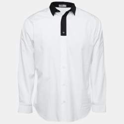 DIOR HOMME Shirt With Bee Jewel White Cotton Poplin  WEBSITE HÀNG HIỆU DUY  NHẤT VIỆT NAM