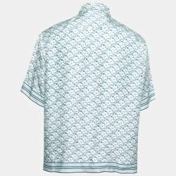 Dior Dior Oblique Pixel Hawaiian Shirt in Blue for Men