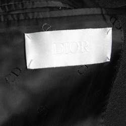 Dior Black Wool Blend Double Breasted Blazer XS