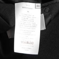 Dior Black Wool Blend Double Breasted Blazer XS