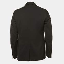 Dior Black Wool Double Breasted Blazer M