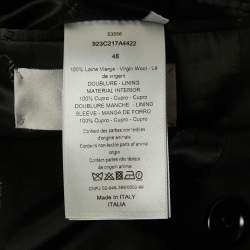 Dior Black Wool Double Breasted Blazer M