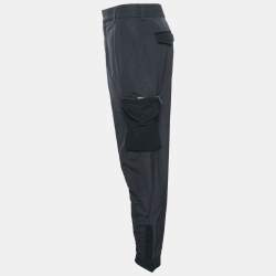 Dior Homme Black Nylon Blend Cargo Pants L