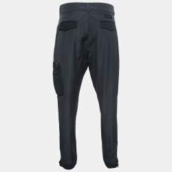 Dior Homme Black Nylon Blend Cargo Pants L