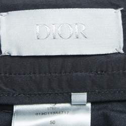 Dior Homme Black Nylon Blend Cargo Pants L