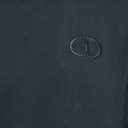 Dior Homme Black Logo Embroidered Cotton Crew Neck Sweatshirt M