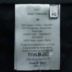 Dior Homme Black Technical Cotton Tactical CD Buckled Cargo Pants S