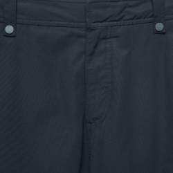 Dior Homme Black Technical Cotton Tactical CD Buckled Cargo Pants S