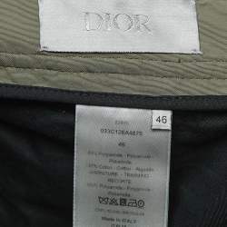 Dior Green Nylon Cargo Shorts L