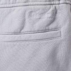 Dior Homme Purple Cotton Drawstring Joggers M