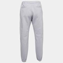 Dior Homme Purple Cotton Drawstring Joggers M